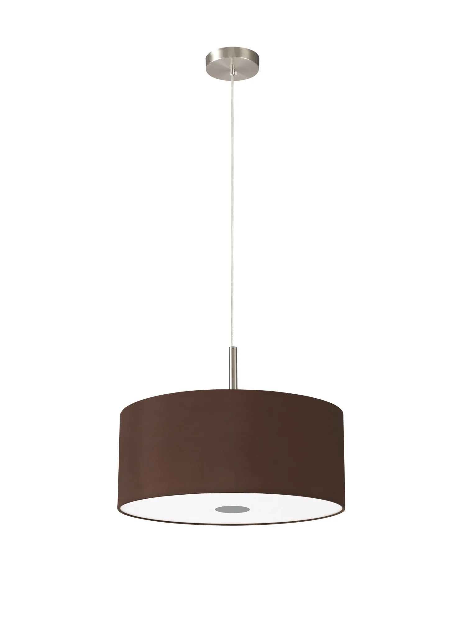 Baymont 40cm 3 Light Pendant Satin Nickel, Raw Cocoa/Grecian Bronze, Frosted Diffuser DK0436  Deco Baymont SN RC